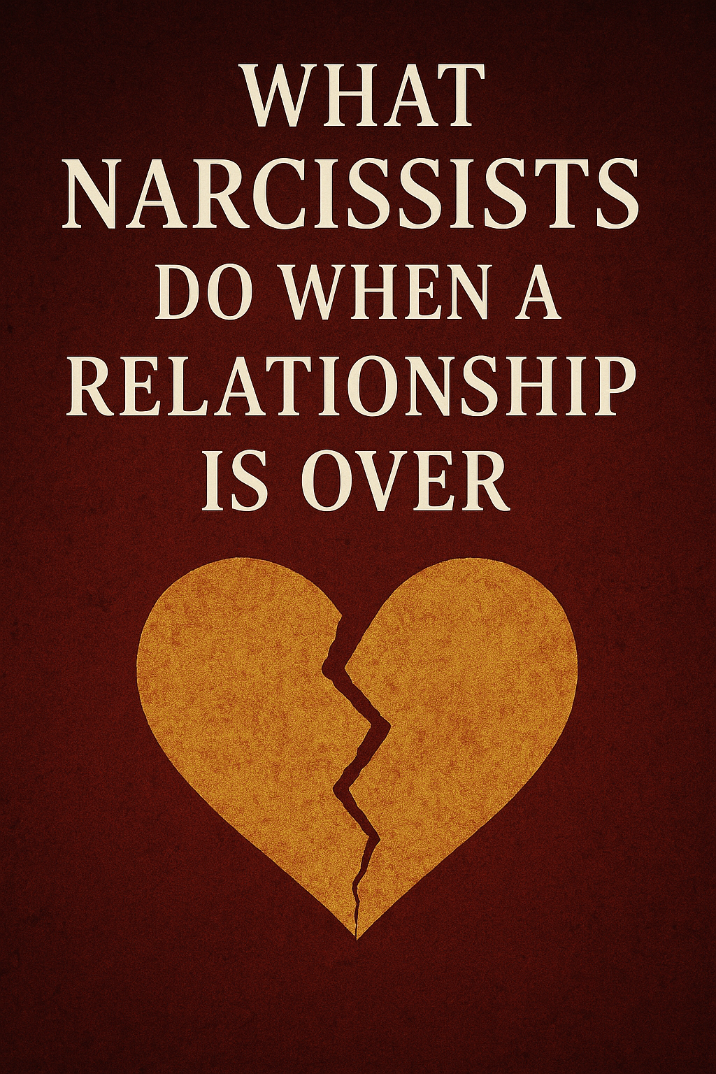 What Narcissist does when Relationship is Over