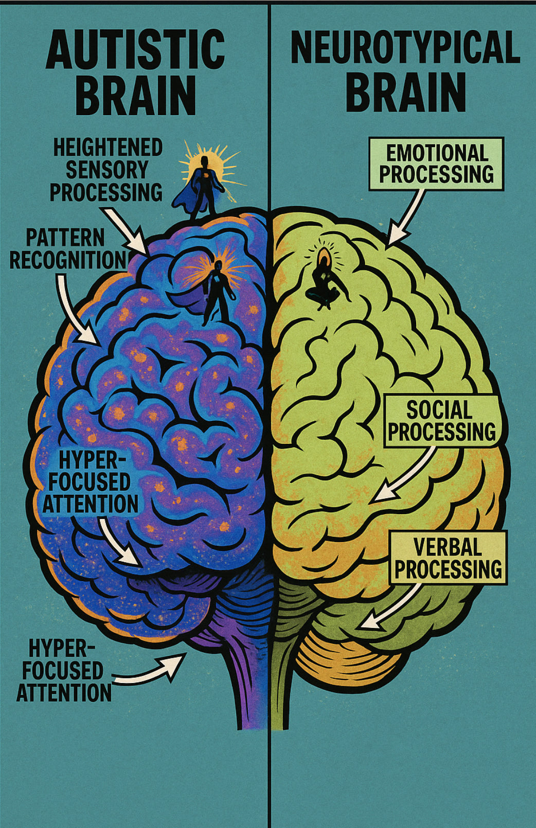 Autism Superheroes versus Sensory Saboteurs: Quest for the Prism Core